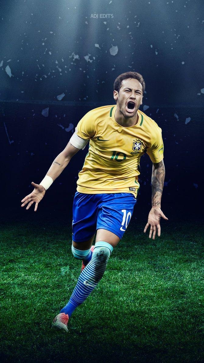Brazilian footballer neymar Wallpapers Download | MobCup