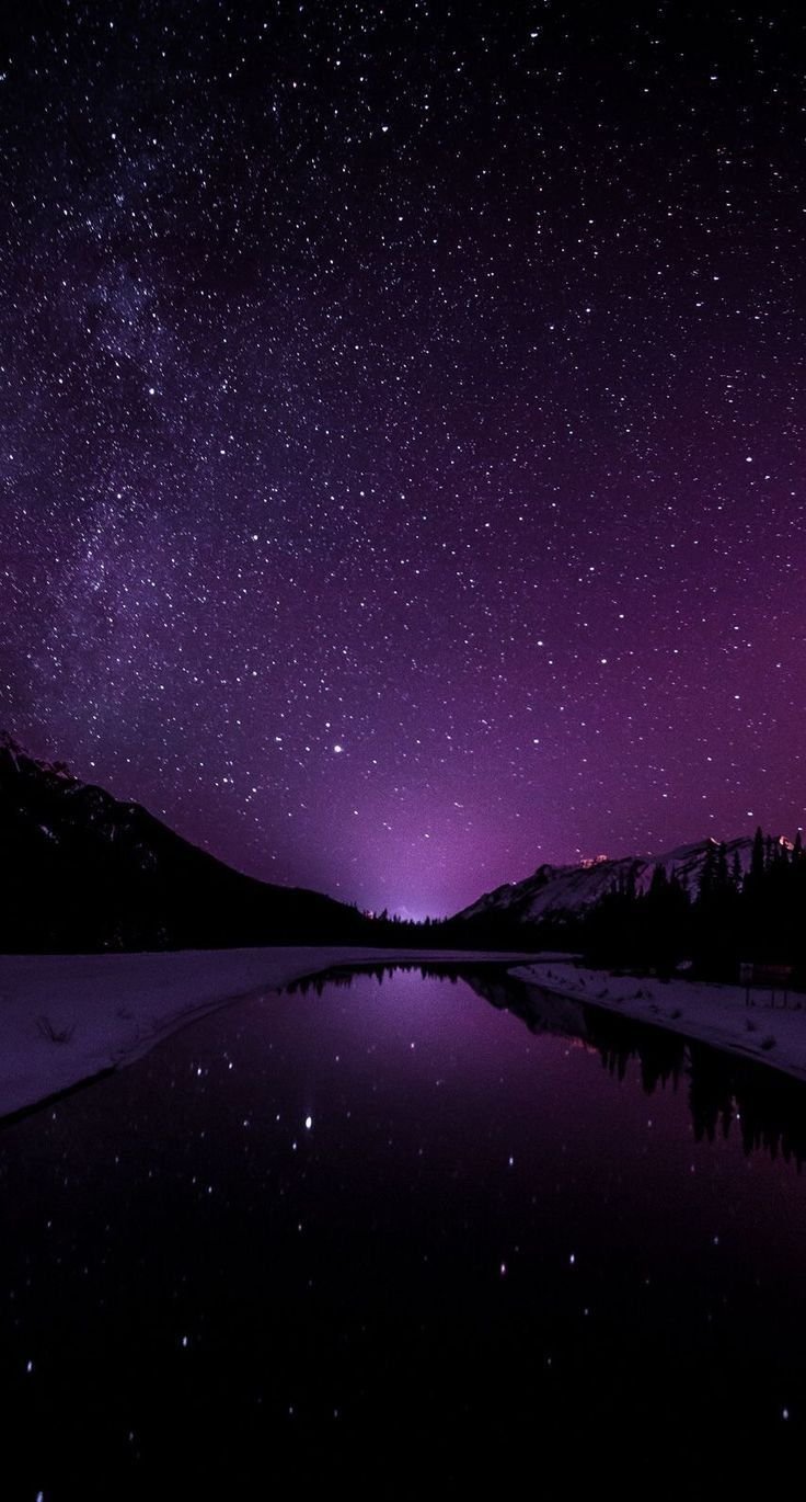 Buy Purple Beautiful Space View Night Sky Stars Wallpaper Kids Online in  India  Etsy