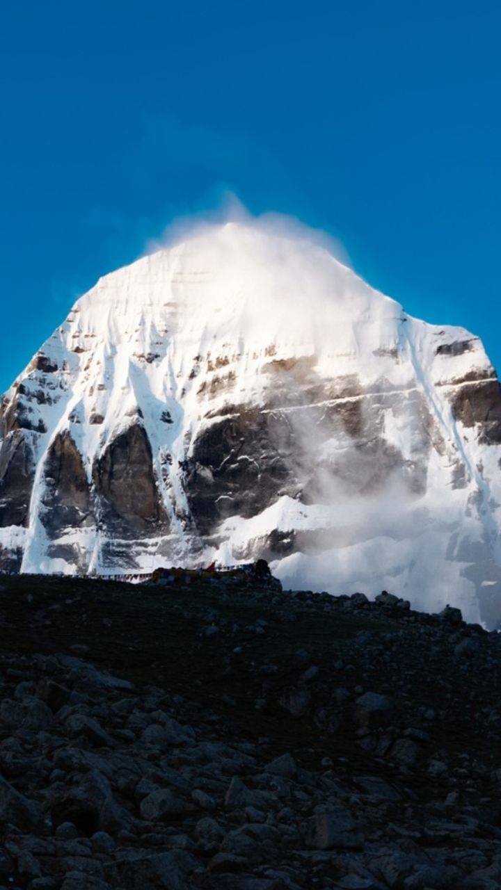 HD wallpaper mountain with snow kailash tibet kora landscape  wilderness  Wallpaper Flare