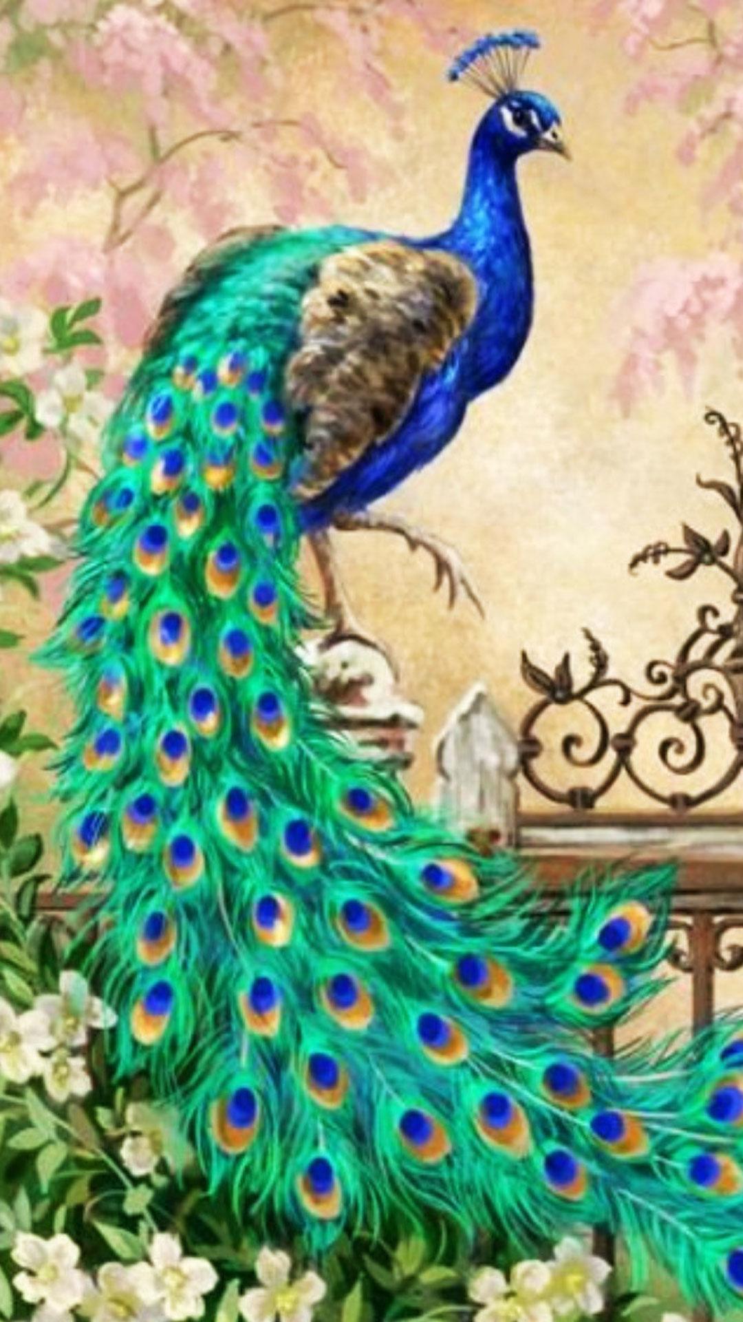 Peacock Painting Art