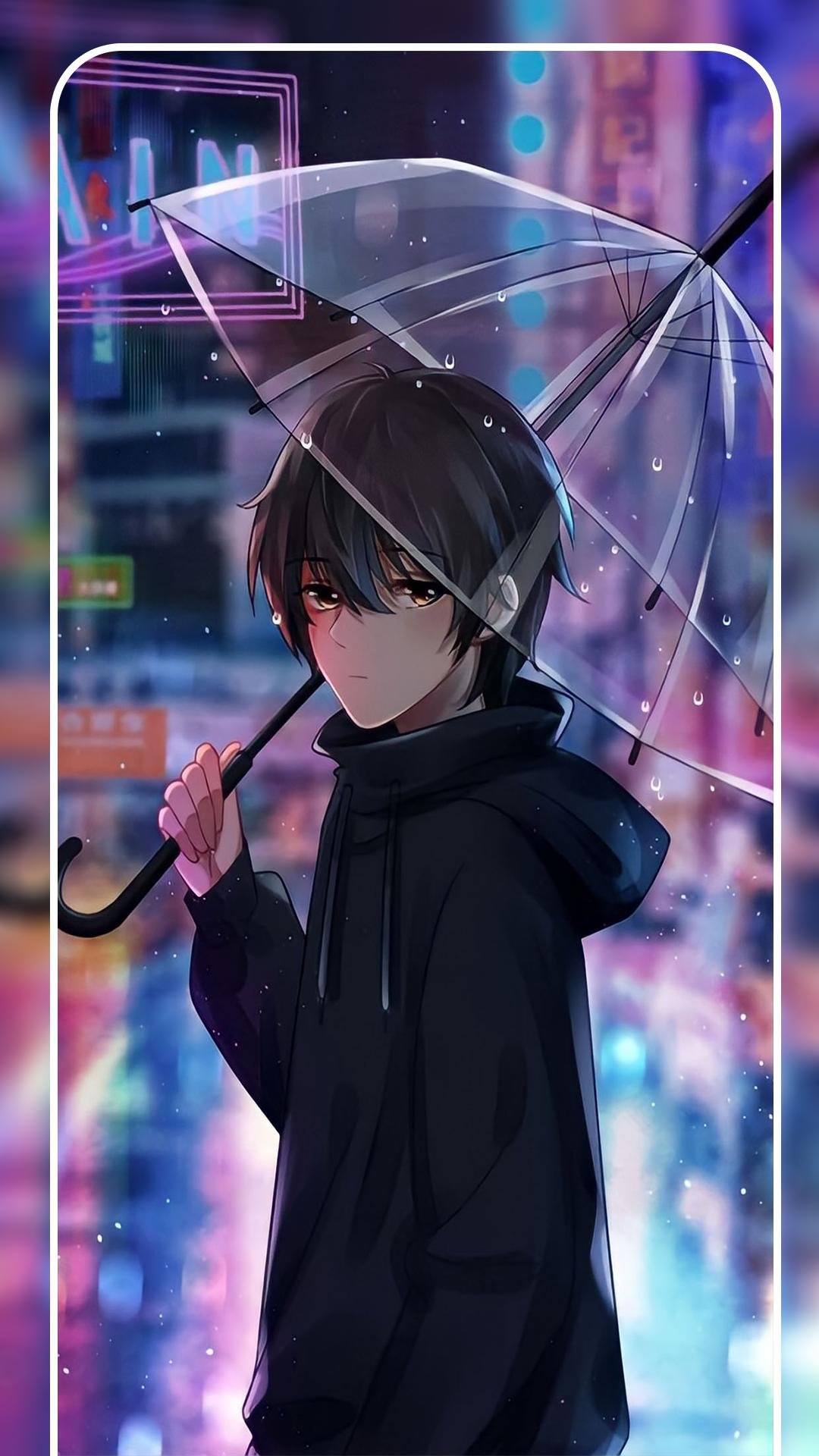 Download This Sad Anime Boy Is Feeling Definitely Alone Wallpaper   Wallpaperscom