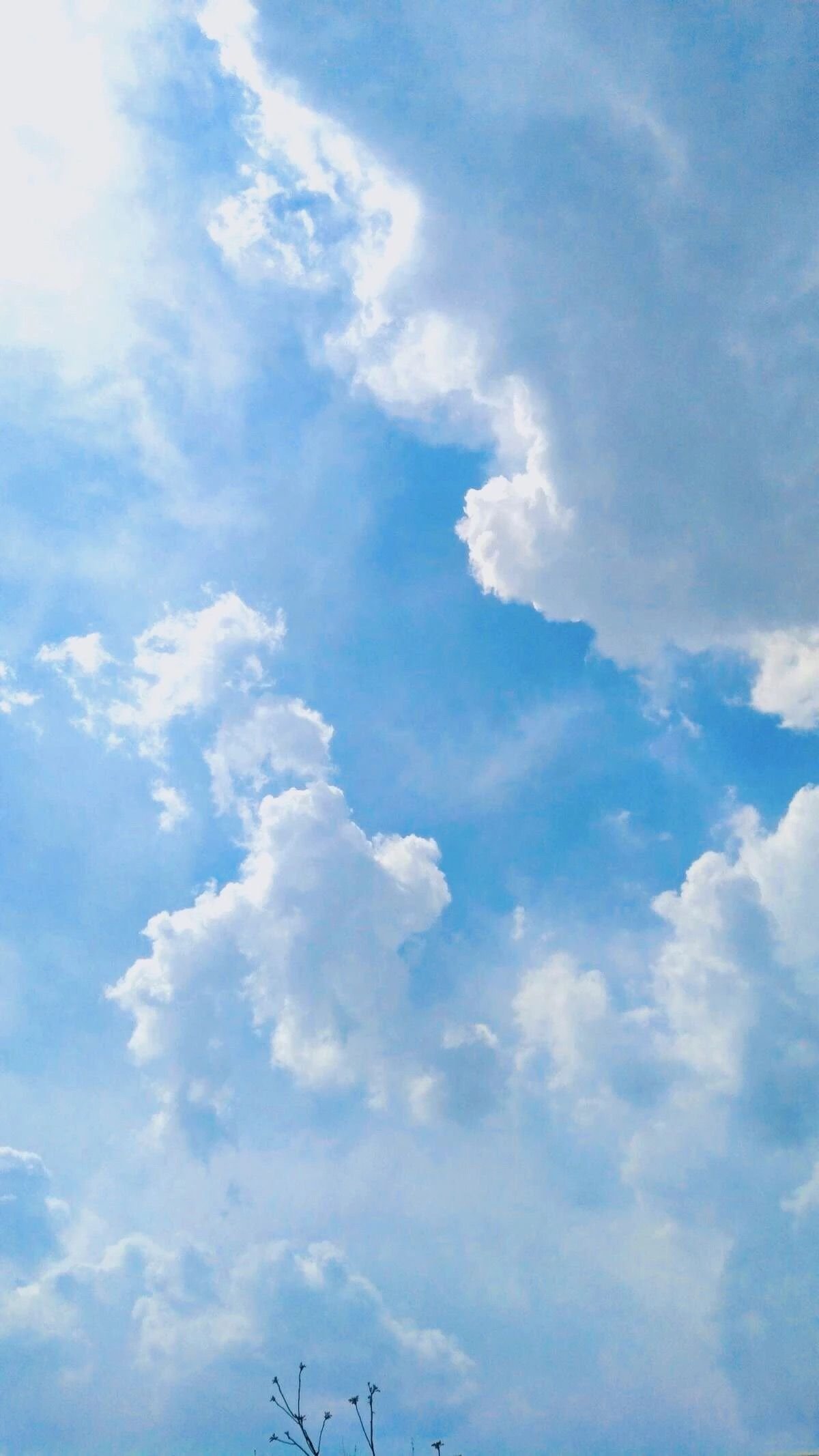 Aesthetic Clouds Blue sky Wallpaper Download | MobCup