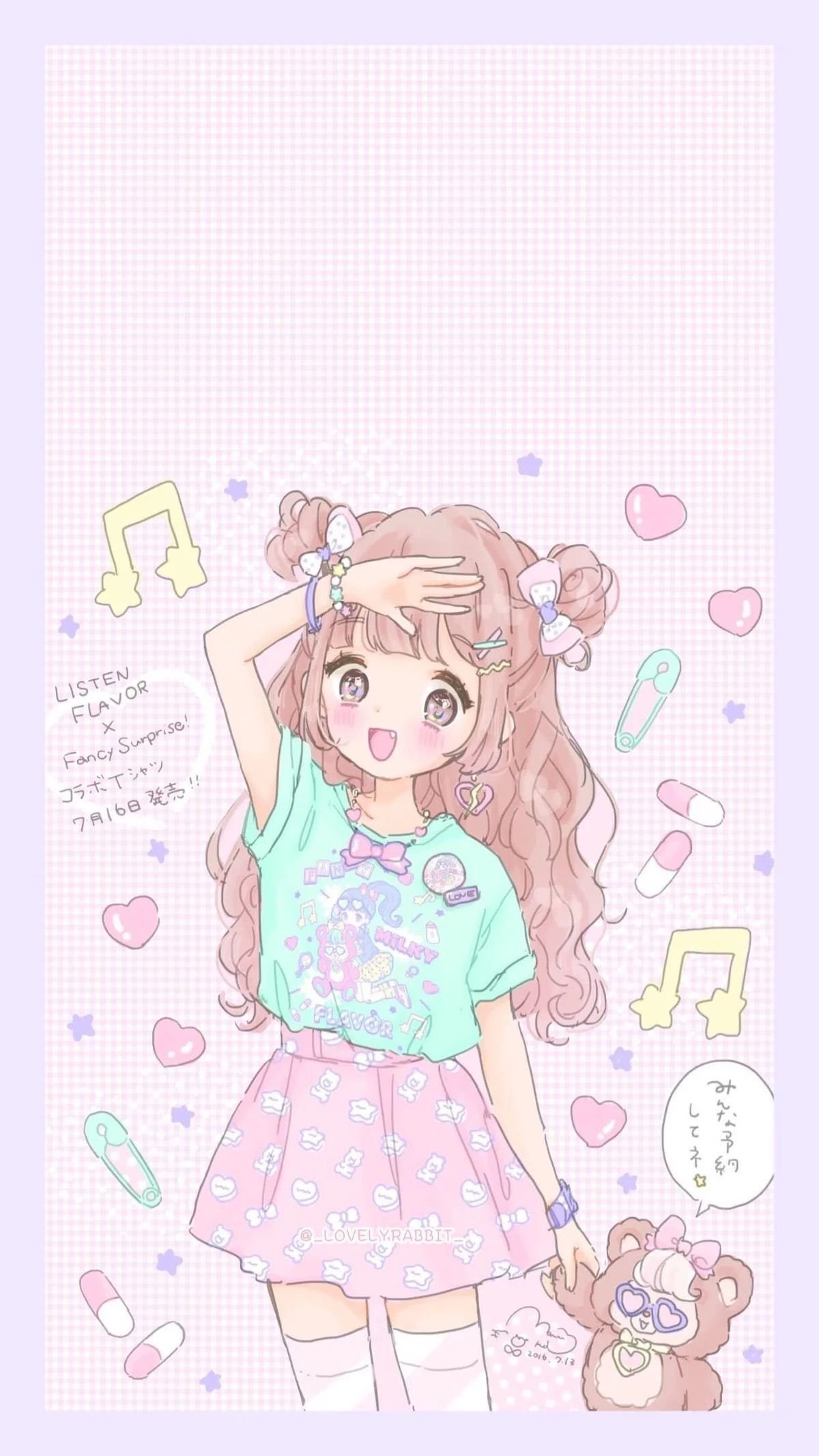Kawaii anime girl HD wallpapers