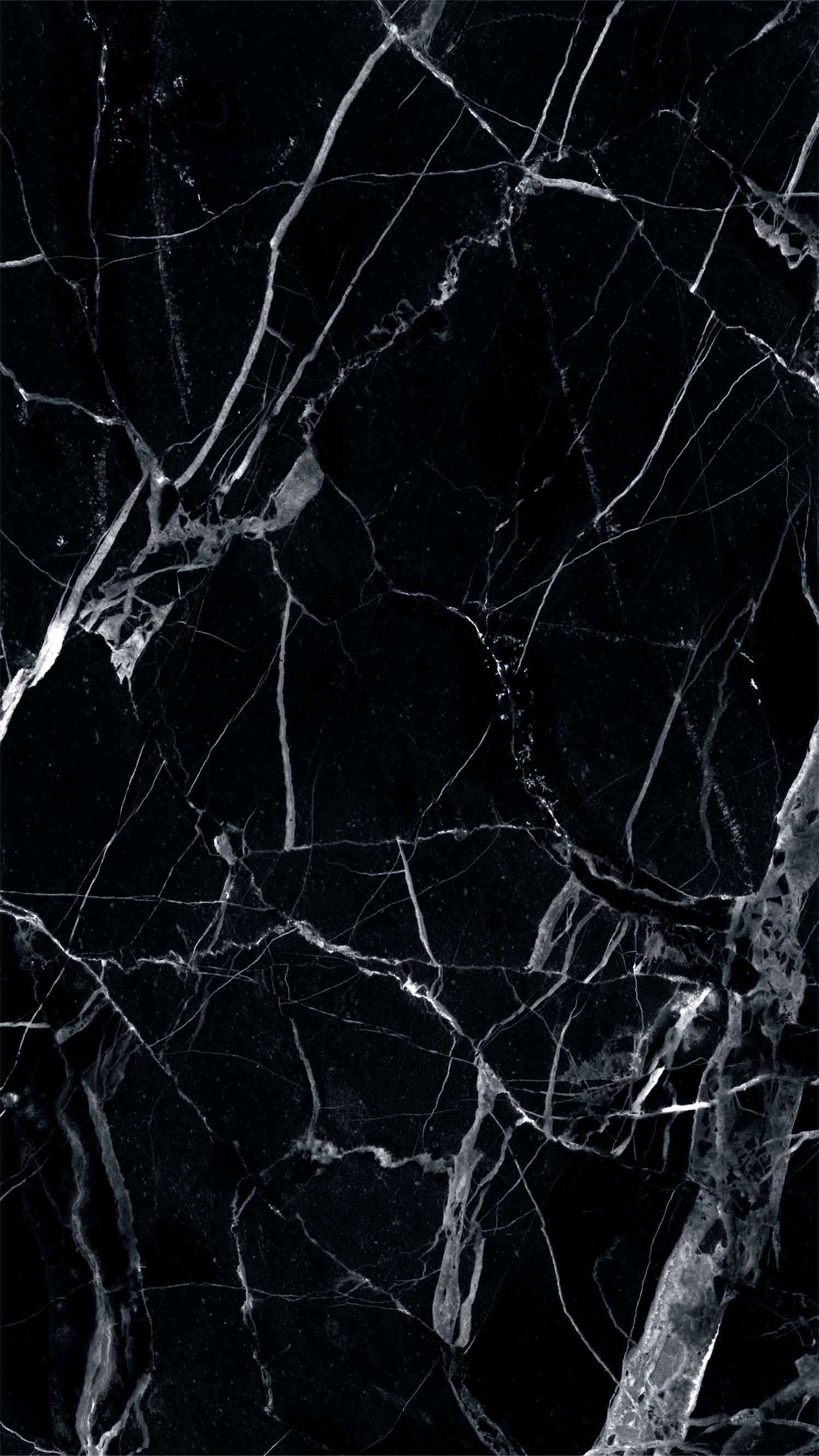 Black Cracked Design Marble