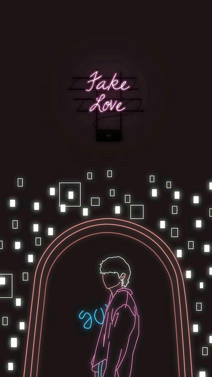 Bts Fake Love Wallpaper  Download to your mobile from PHONEKY