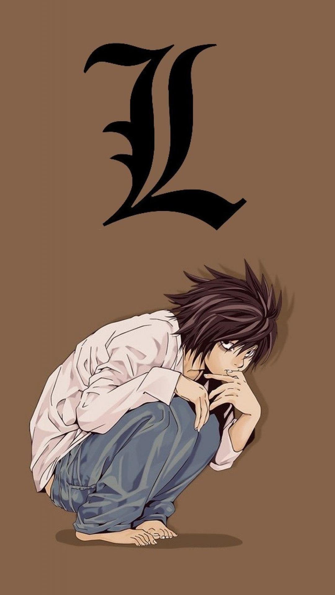 Death Note L Black Wallpapers  Death Note L Wallpaper for iPhone