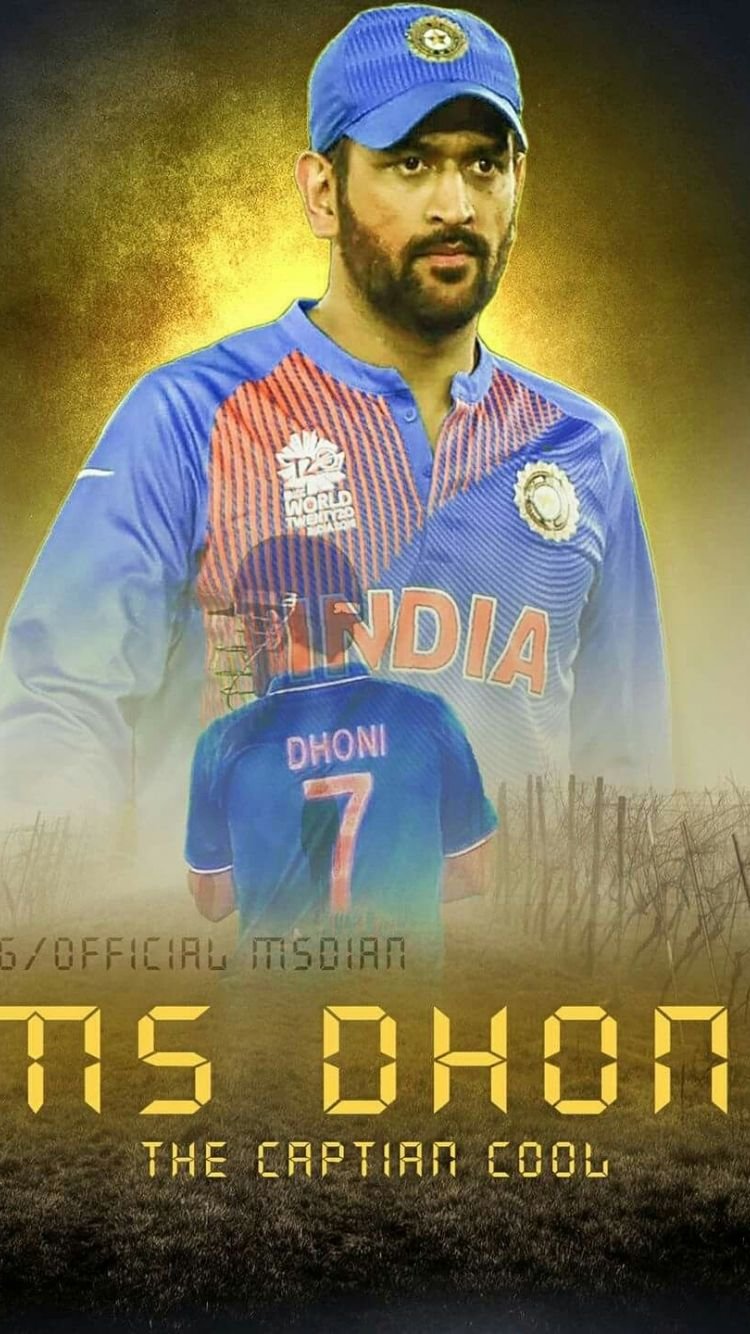 Ms Dhoni - The Captain Cool Wallpaper Download | MobCup
