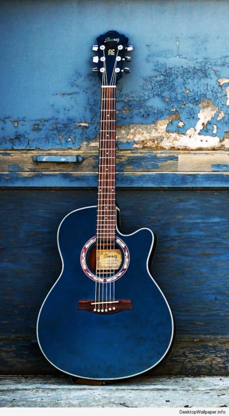 Blue Guitar Wallpaper  Download to your mobile from PHONEKY
