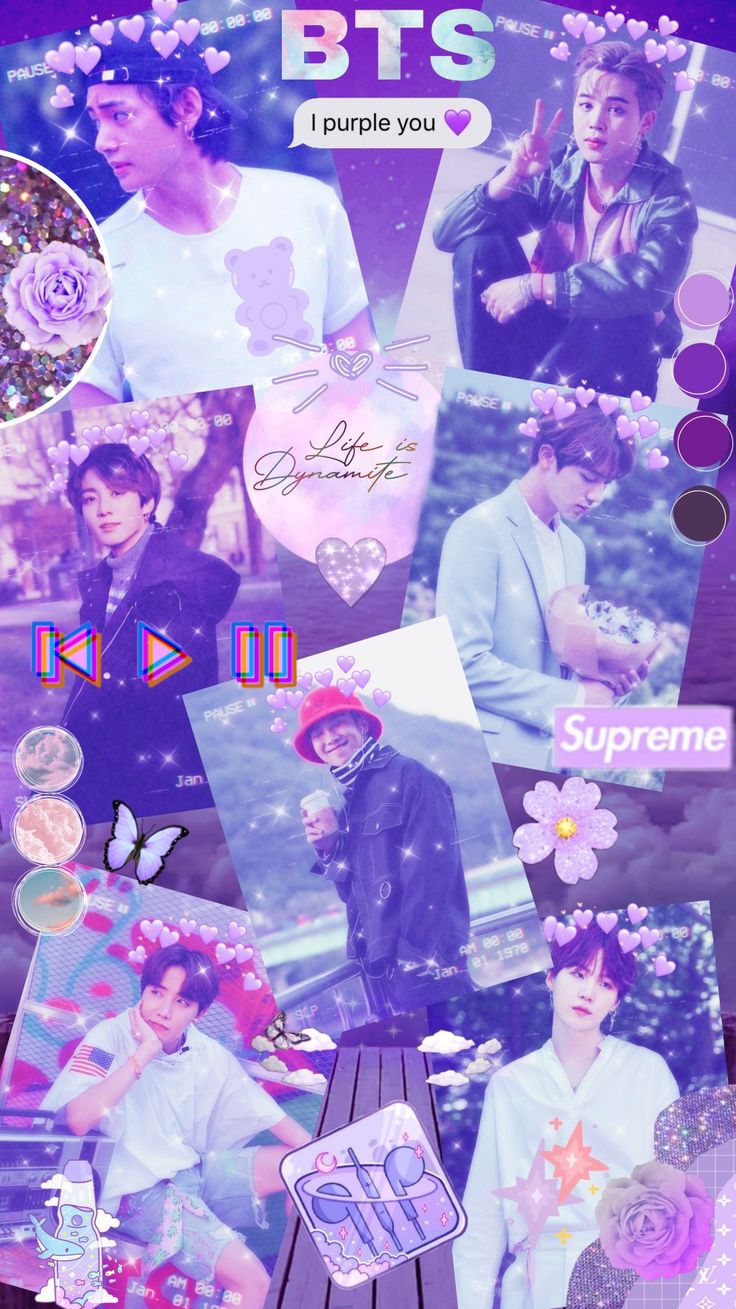 100+] Bts Purple Aesthetic Wallpapers