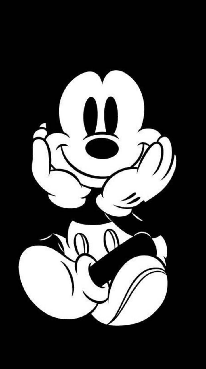 Mickey Mouse The Backgrounds Is Black  Wallpaper Cave