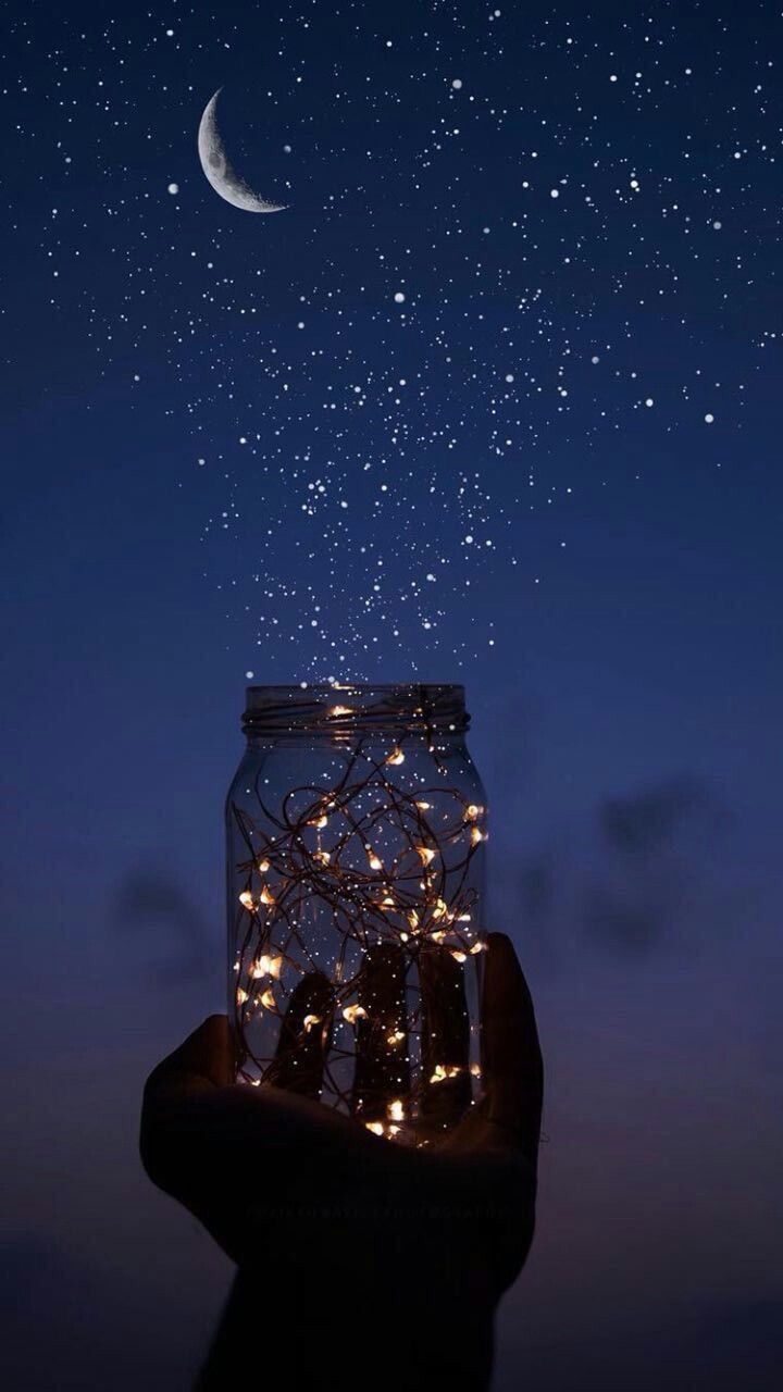 Aesthetic Light Jar Wallpaper Download | MobCup