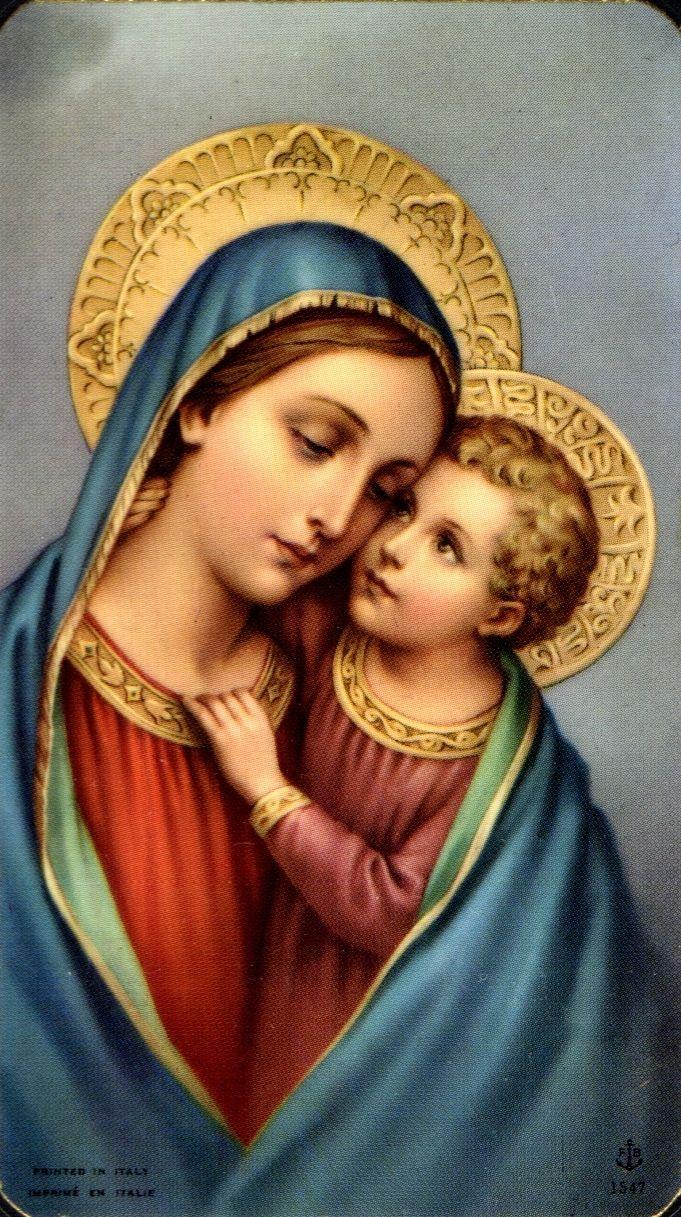 Jesus with mother mary