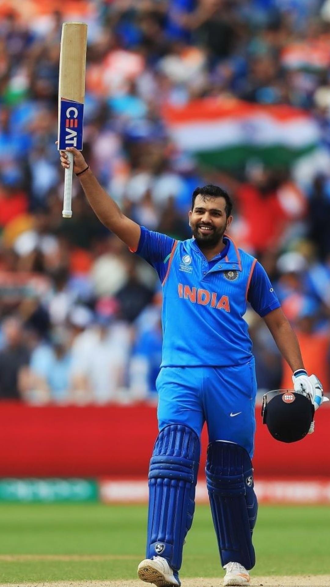 Rohit Sharma Jumps After Victory Wallpaper Download | MobCup