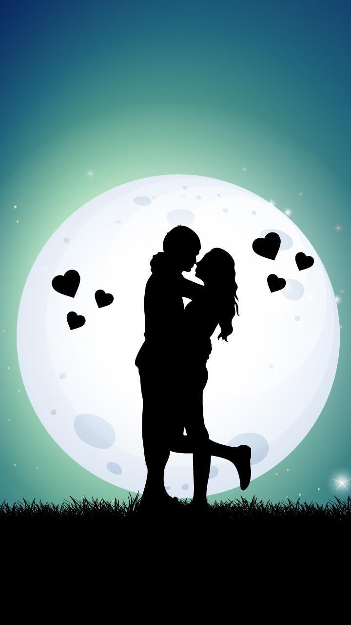 Romantic Silhouette Couple