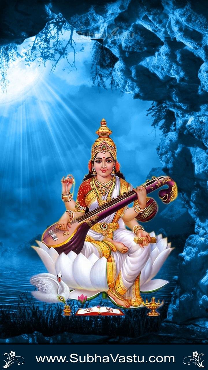 Saraswati - Goddess Wallpaper Download | MobCup
