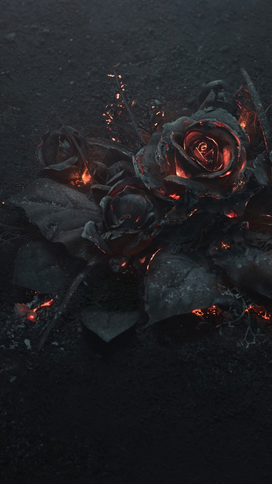 Dark Bg Aesthetic rose Wallpaper Download | MobCup