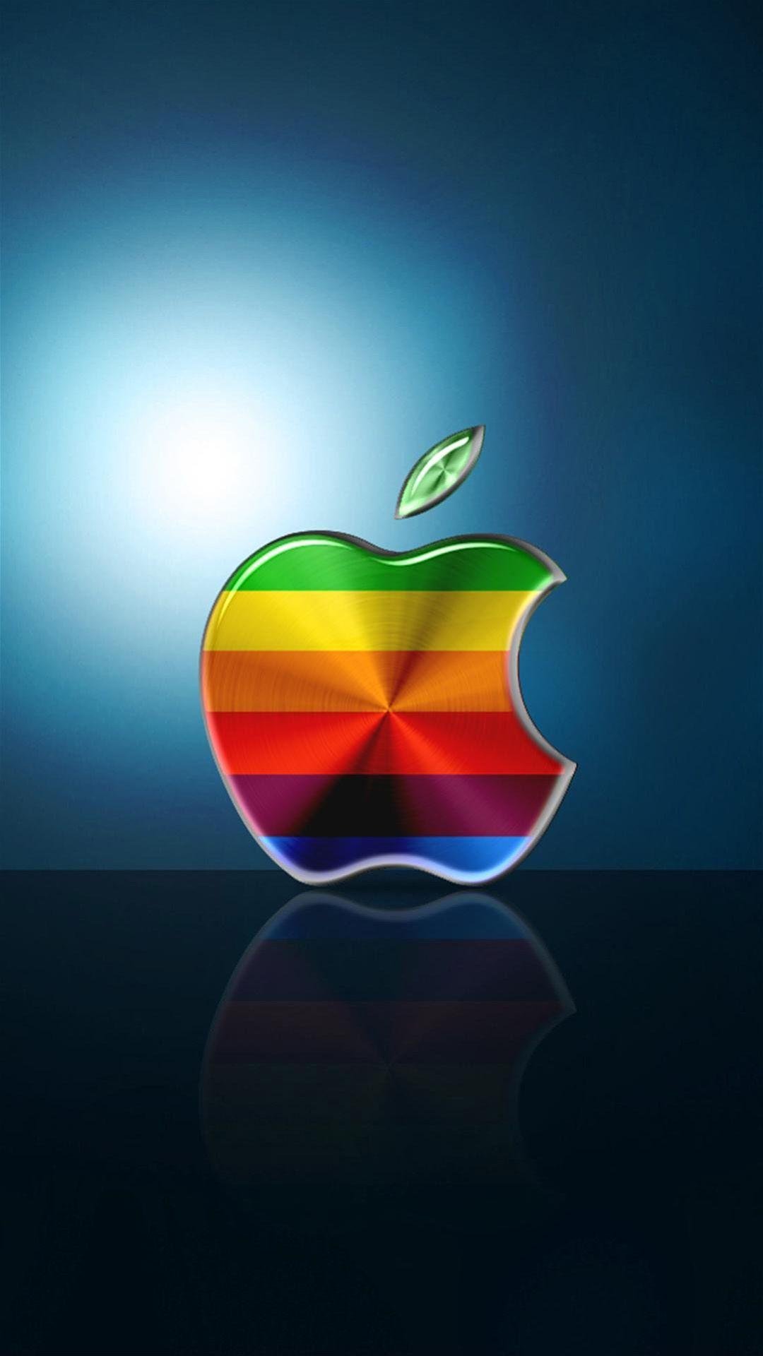 Logo Rainbow Apple
