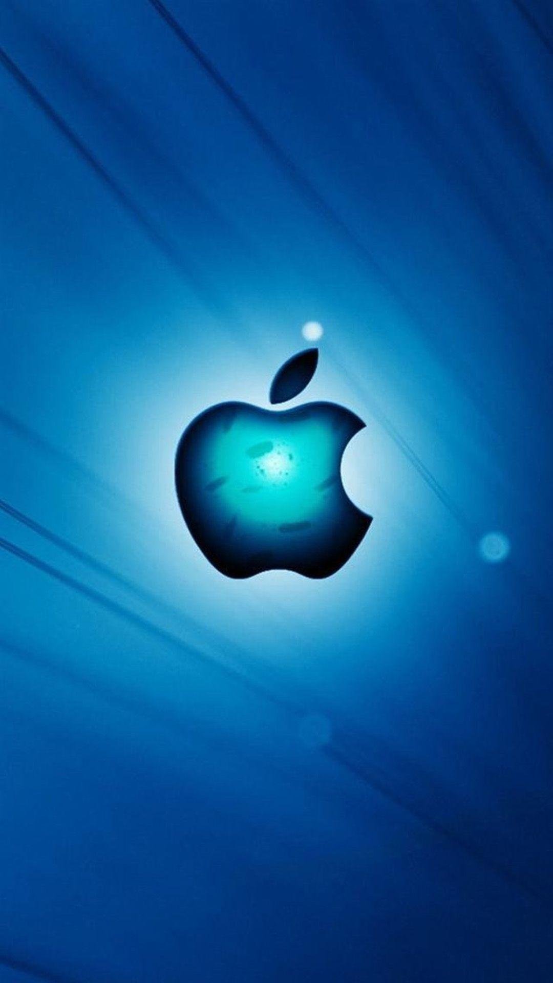 wallpaper for iphones  Download Apple blue for iPhone 4  Apple logo  wallpaper iphone Apple wallpaper Apple ipad wallpaper