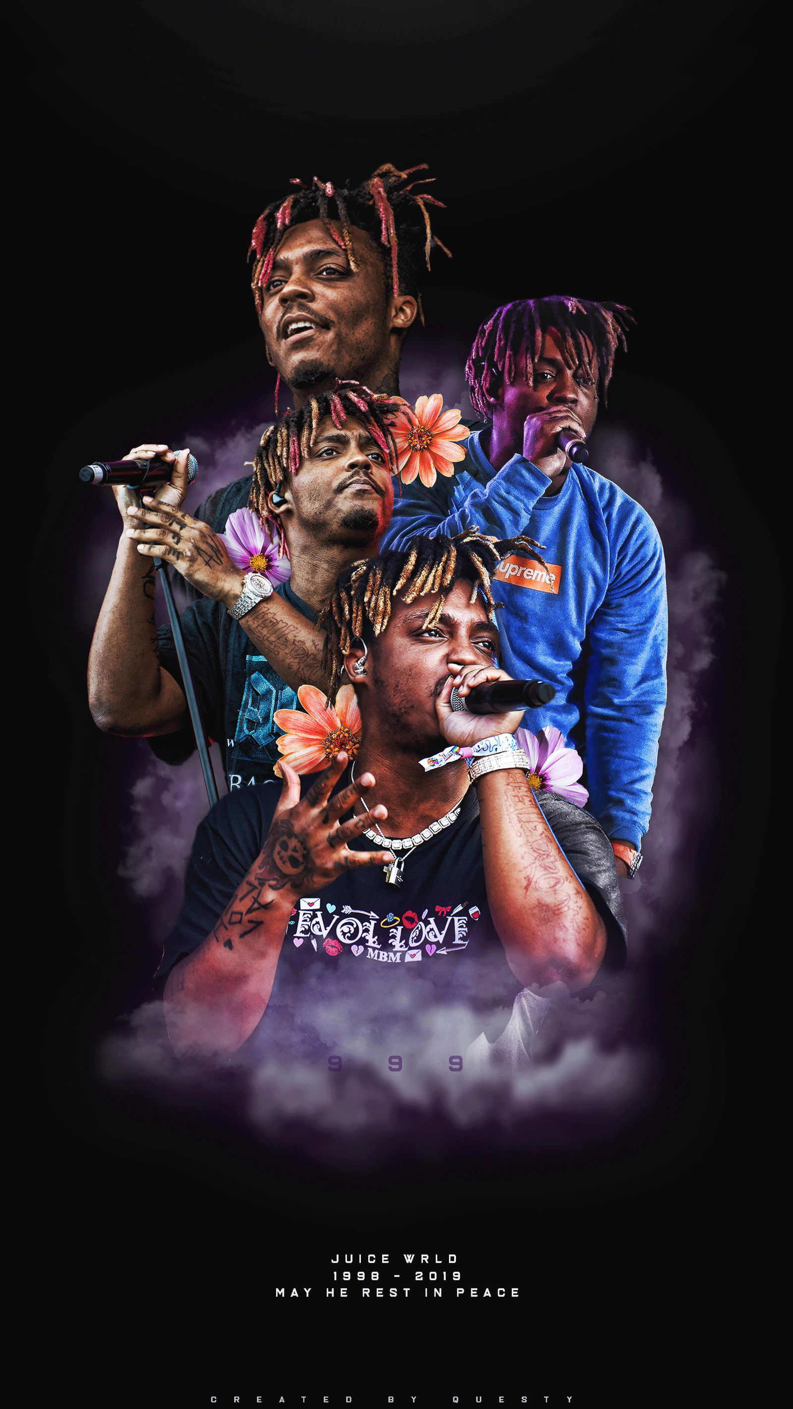 Juice Wrld Neon Wallpapers Download MobCup