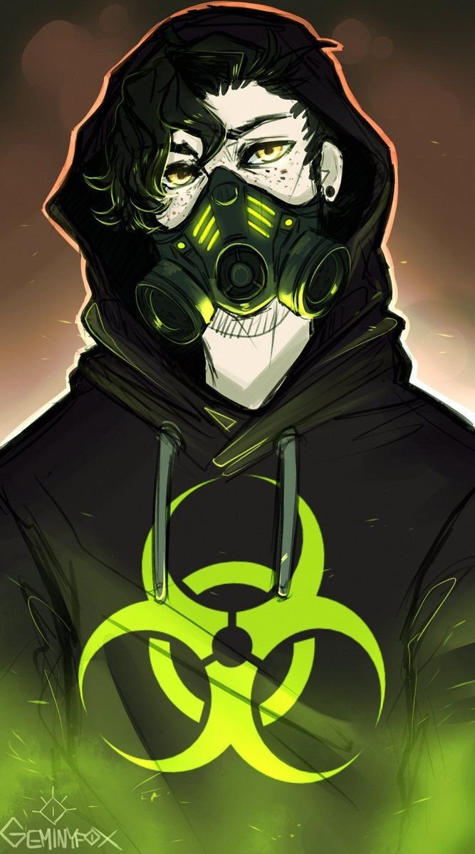 Gas mask anime Wallpapers Download | MobCup