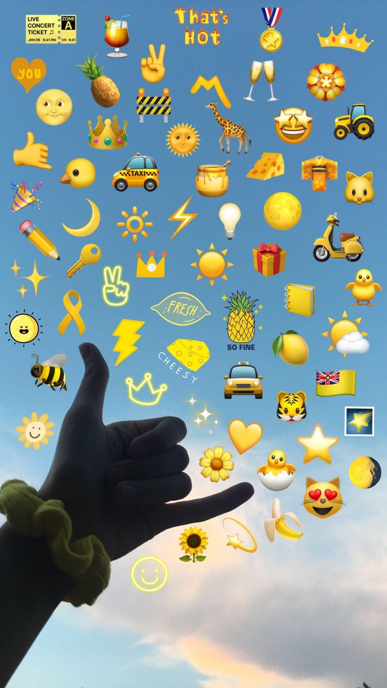 Aesthetic emojis Wallpapers Download  MobCup