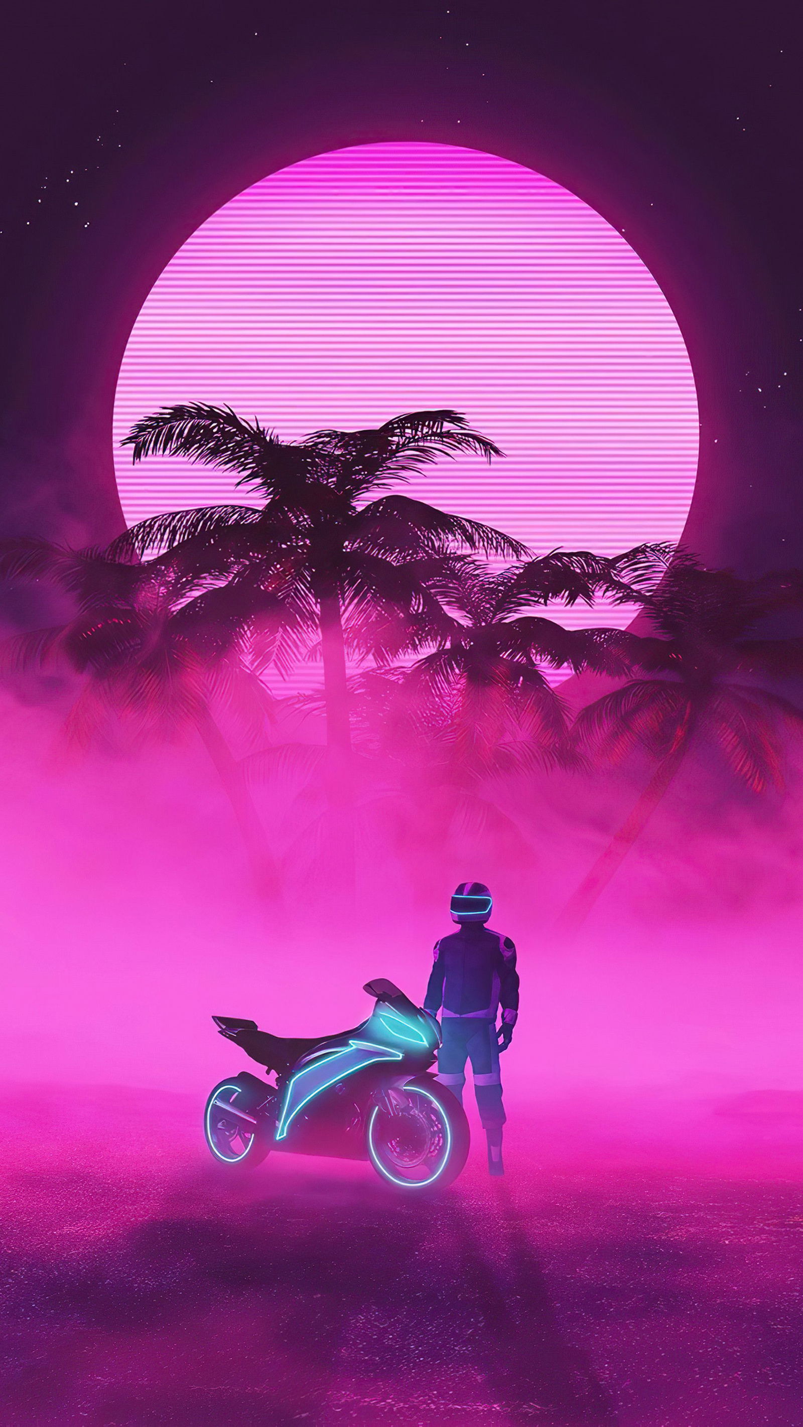 Neon Biker Boy