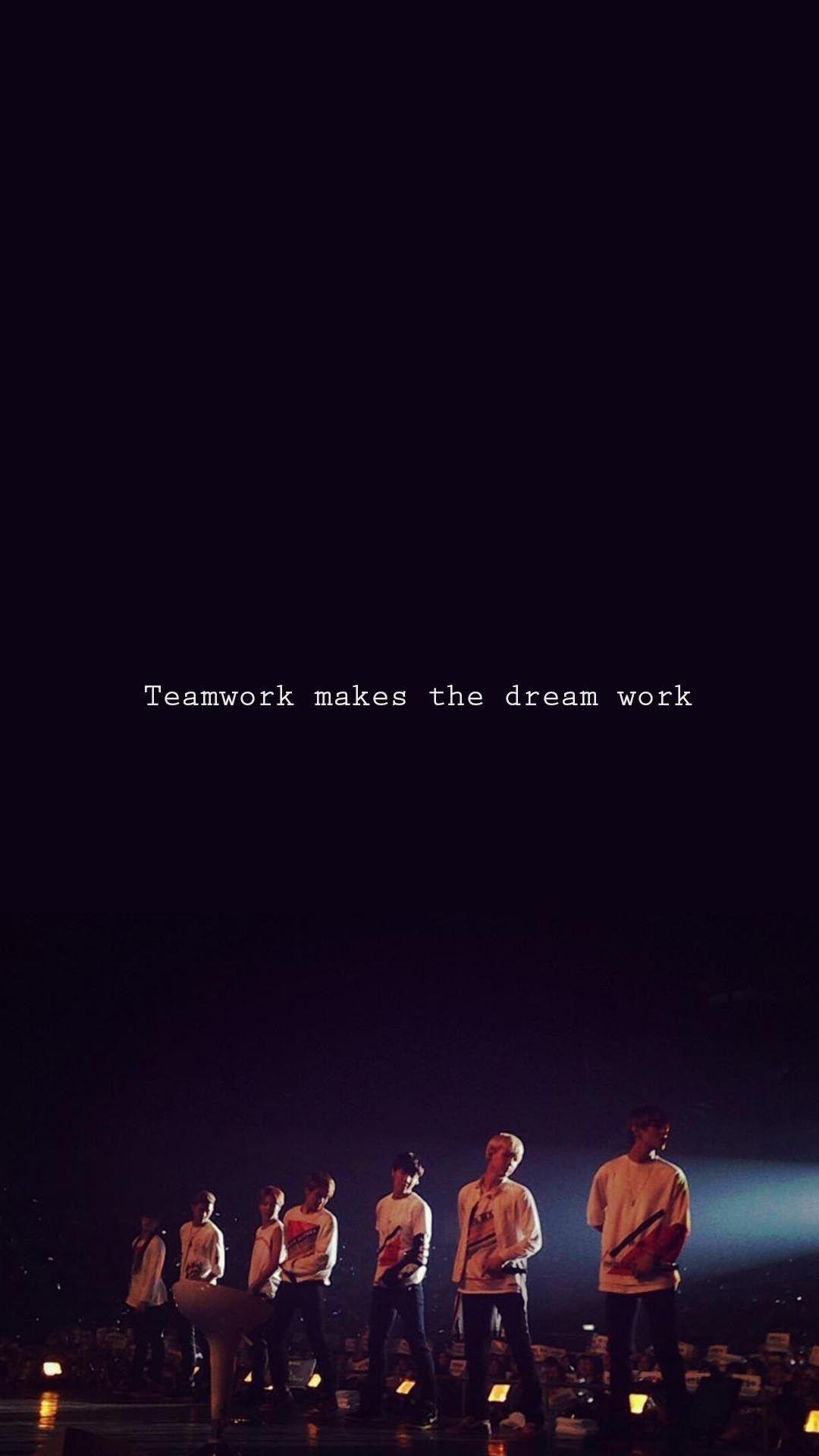 wallpaper Teamwork make dream work BTS by SollusMagna on DeviantArt