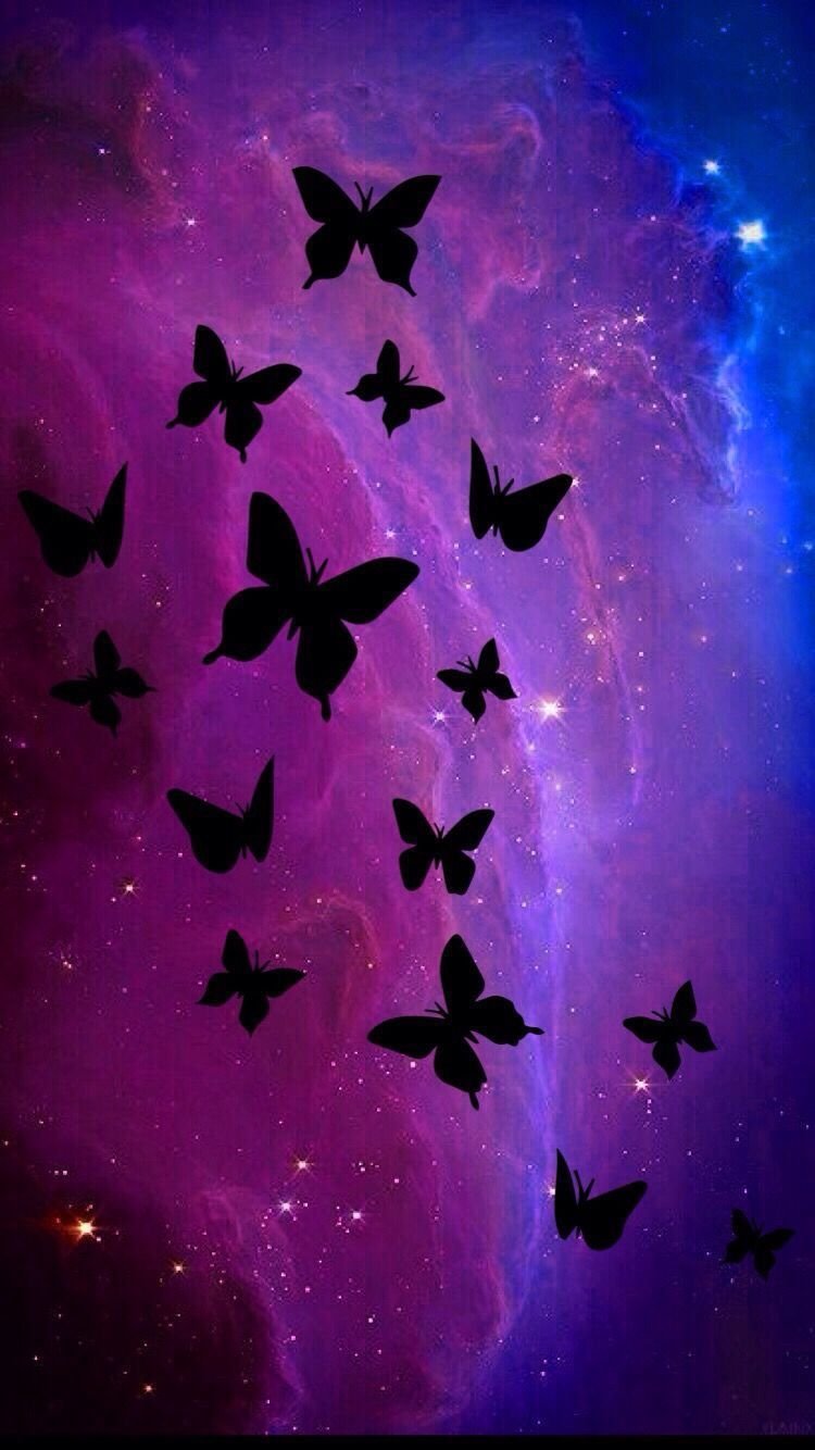 30 Cute  Free Purple Wallpapers For iPhone  HONESTLYBECCA  Purple  butterfly wallpaper Purple wallpaper phone Purple wallpaper iphone