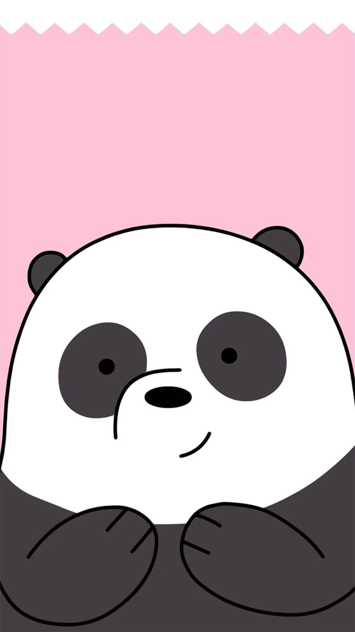 cute panda cartoon wallpaper