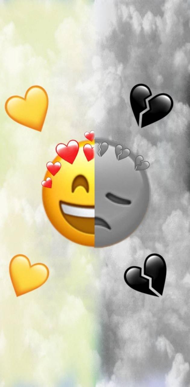 Sad And Happy - happy and sad emoji Wallpaper Download | MobCup