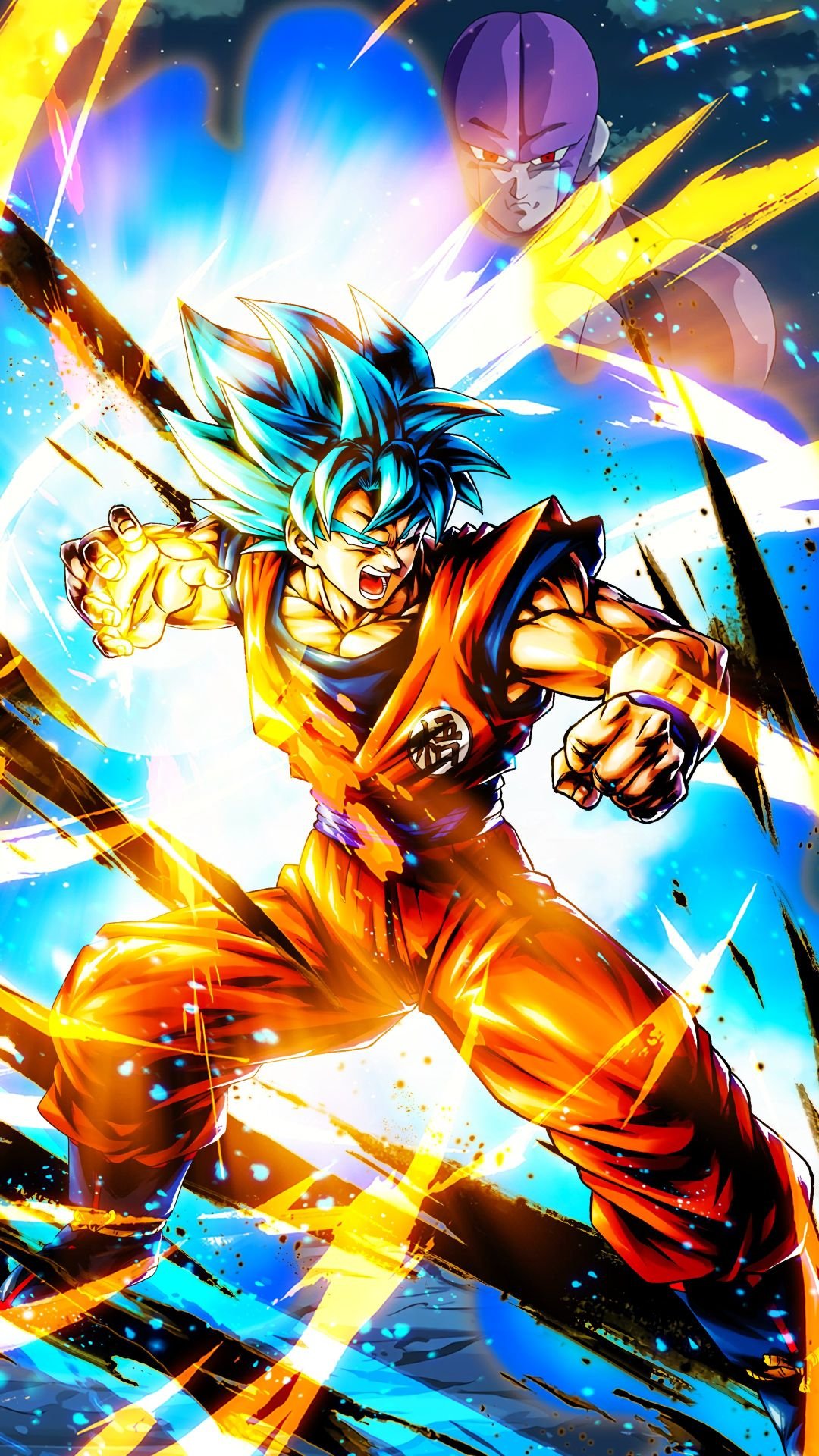 Mobile Wallpaper Goku Super Saiyan God  Wallpaper HD 2023