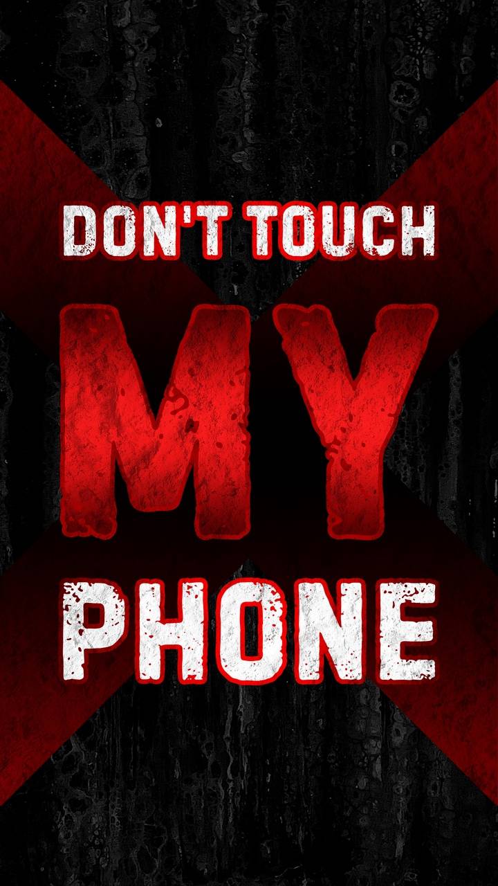 Dont Touch My Phone - Among Us Wallpaper Download