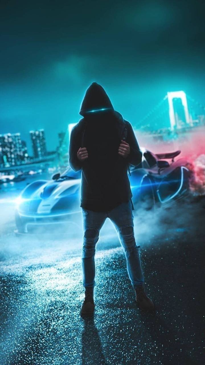 Cool Anonymous Neon Boy Wallpaper, HD Artist 4K Wallpapers, Images and  Background - Wallpapers Den