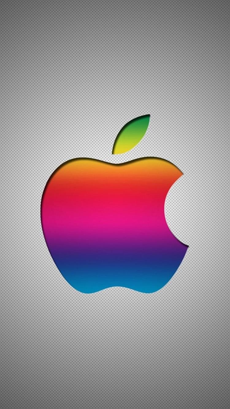 Colourful Apple Logo