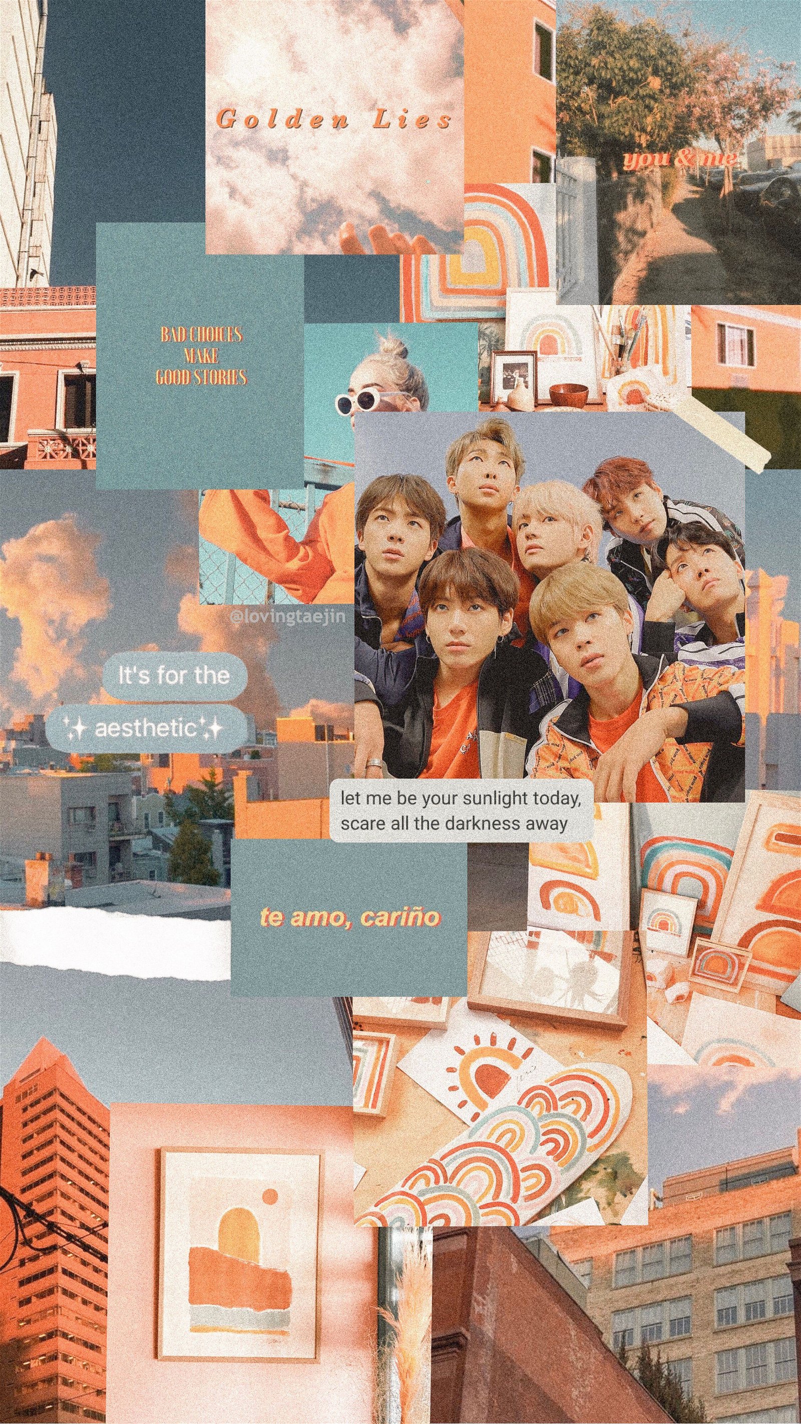 BTS Collage Wallpapers  Top Free BTS Collage Backgrounds  WallpaperAccess