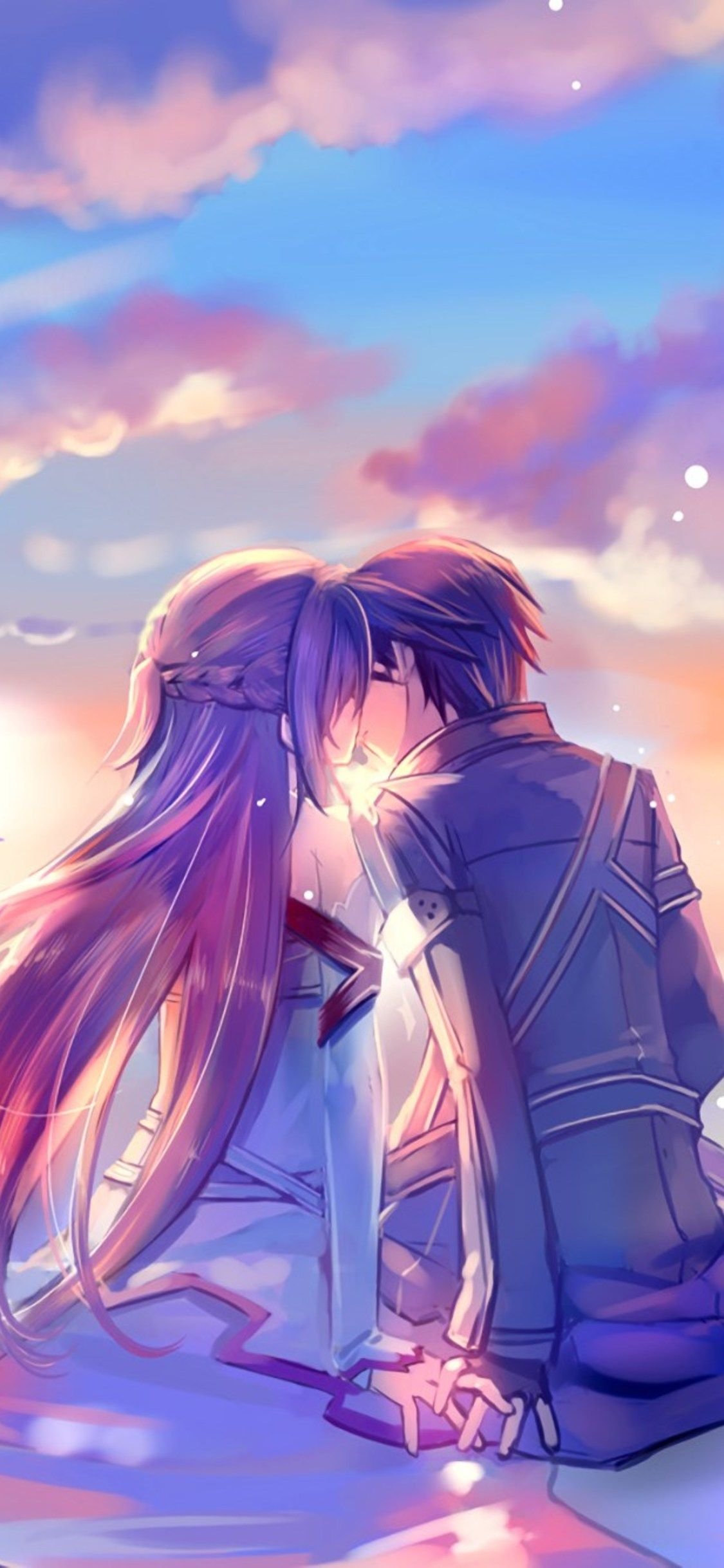 Love Anime Couple Anime Girl And Boy, HD Png Download - vhv