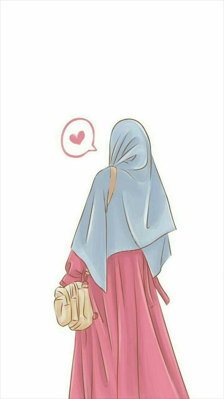 Islamic hijab girl, anime, girl, hijab girl, islamic, HD phone wallpaper