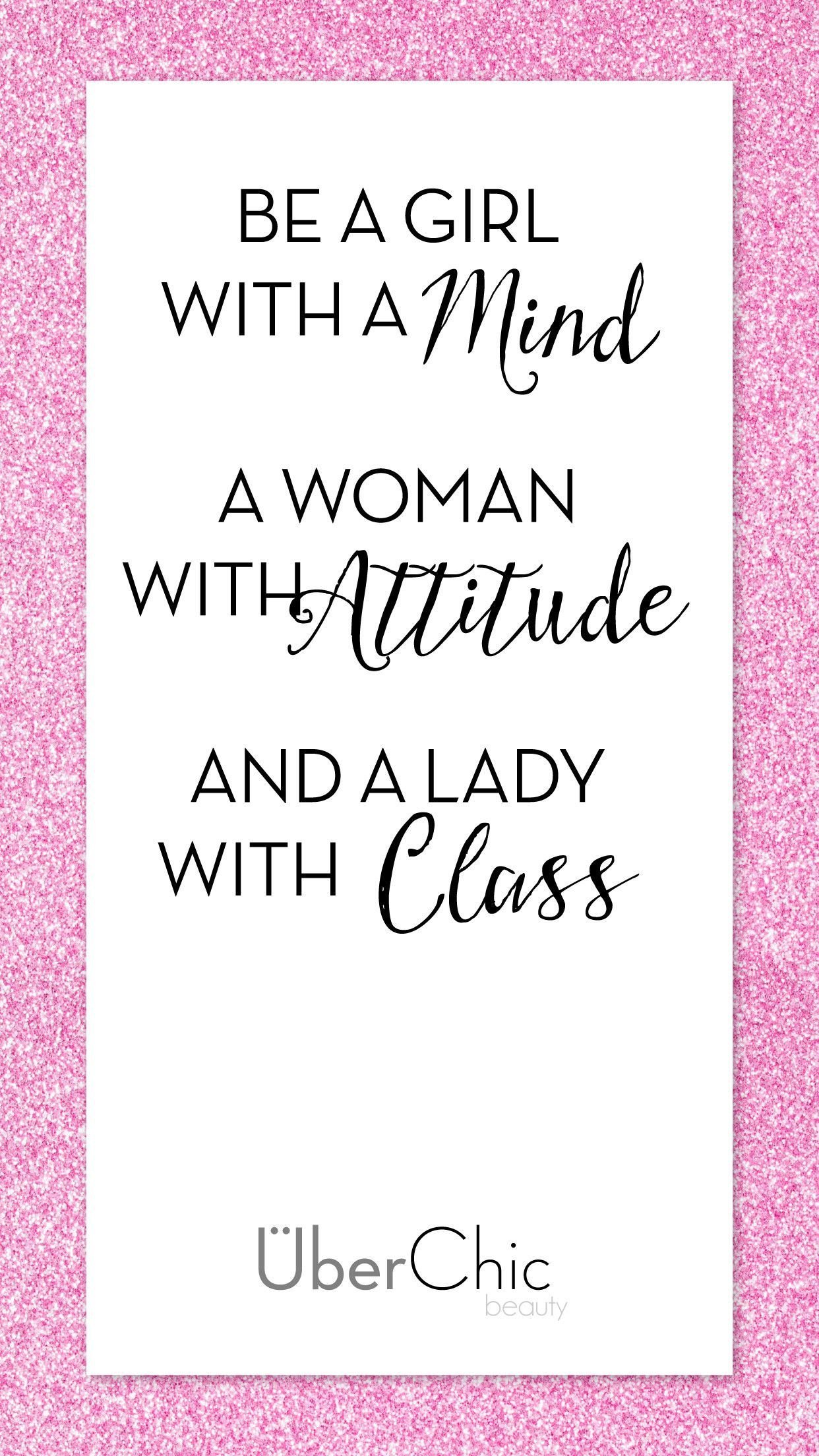 be a lady with class quotes
