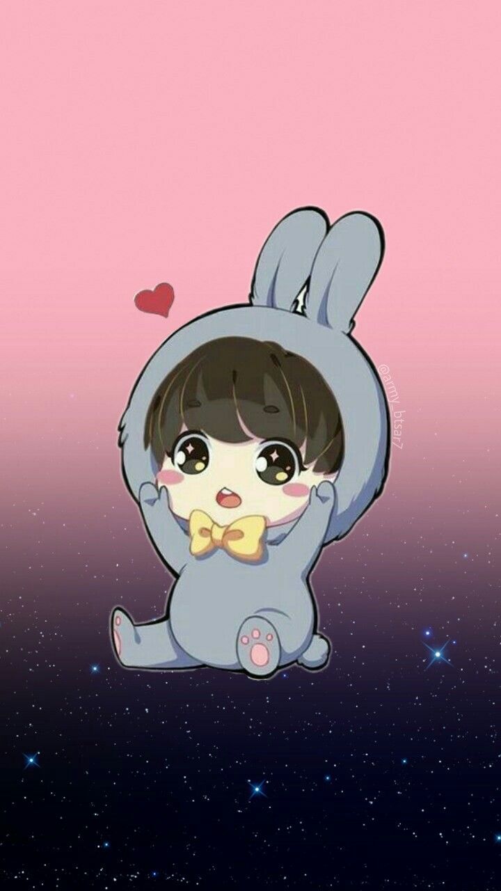 Bts cute cartoon jungkook Wallpapers Download | MobCup