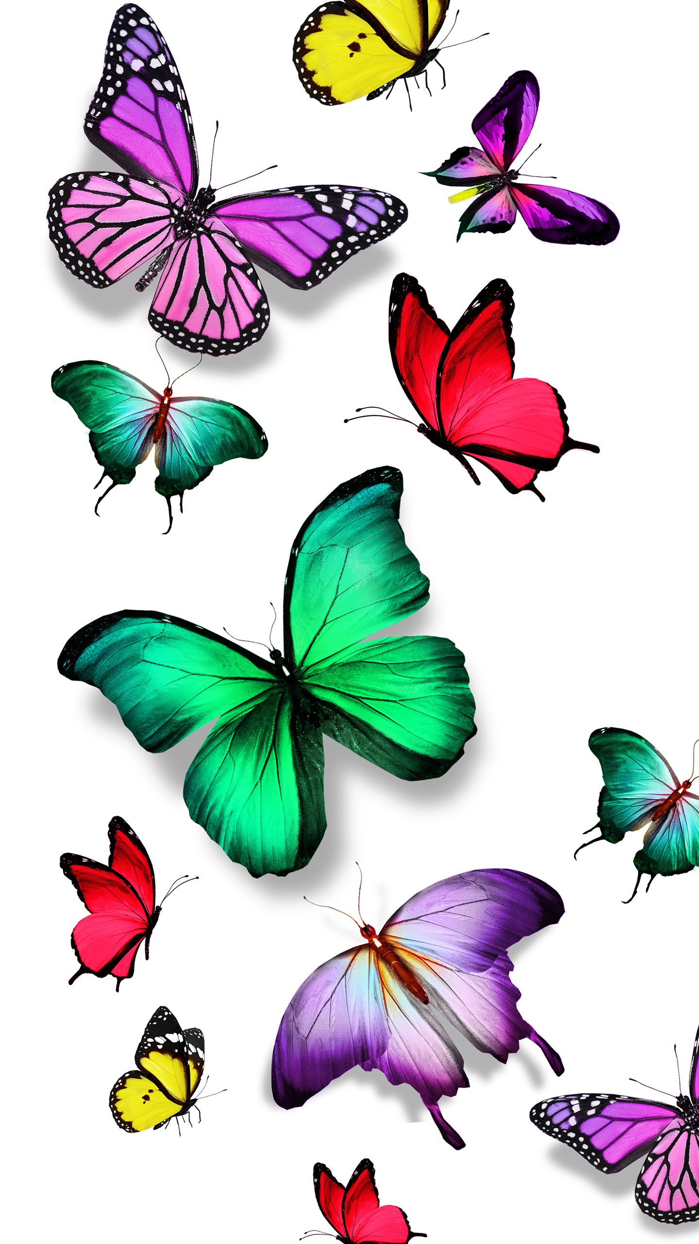 Blue butterfly art Wallpapers Download | MobCup