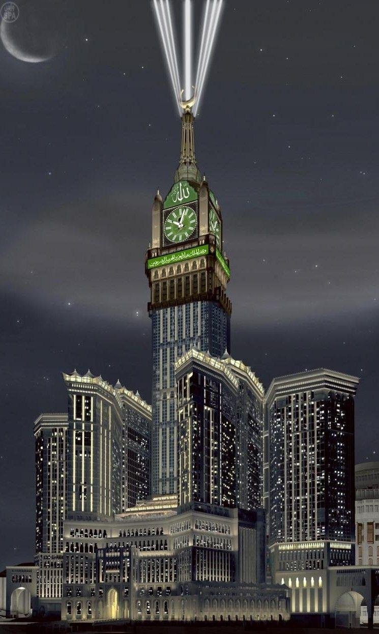 Clock Tower & Super Moon / 500px | Makkah tower, Clock tower, Mecca  wallpaper