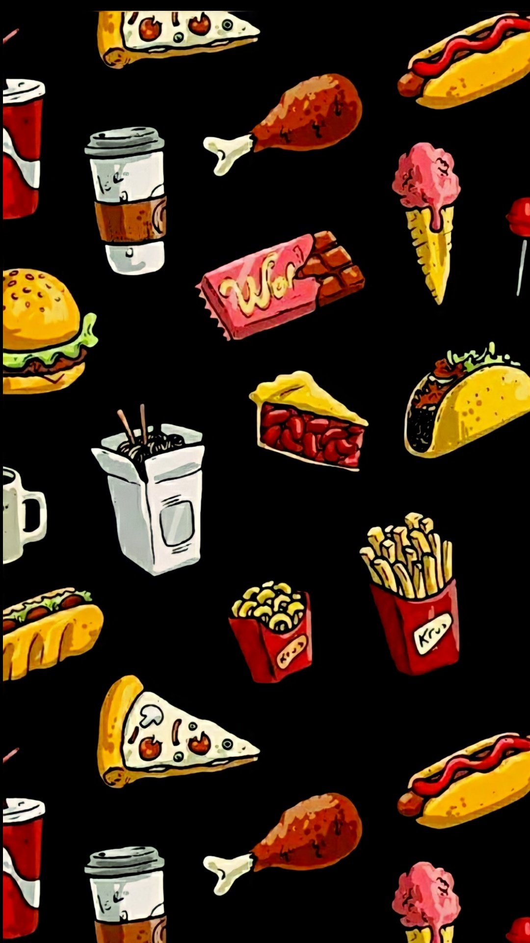 fast food wallpaper
