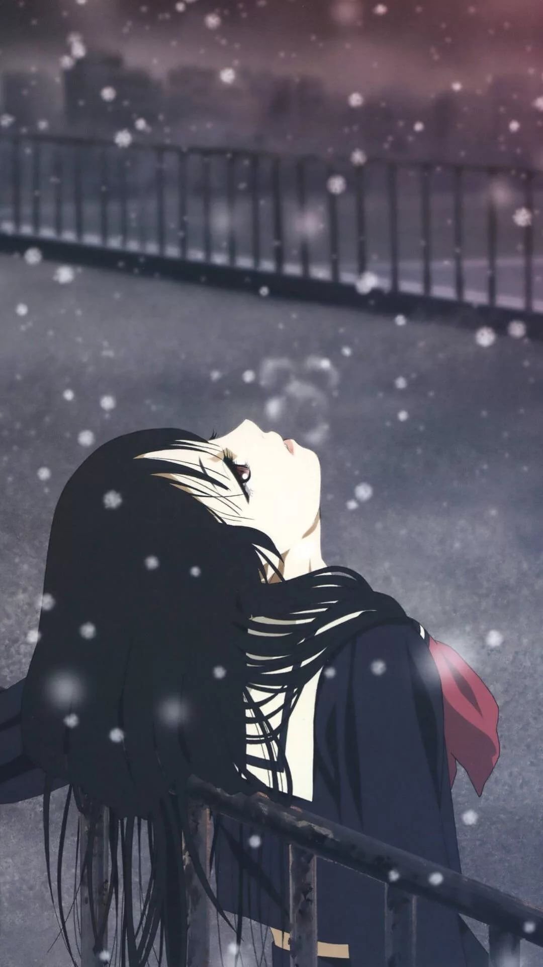 Download Sad Boy Anime City Lights Wallpaper  Wallpaperscom