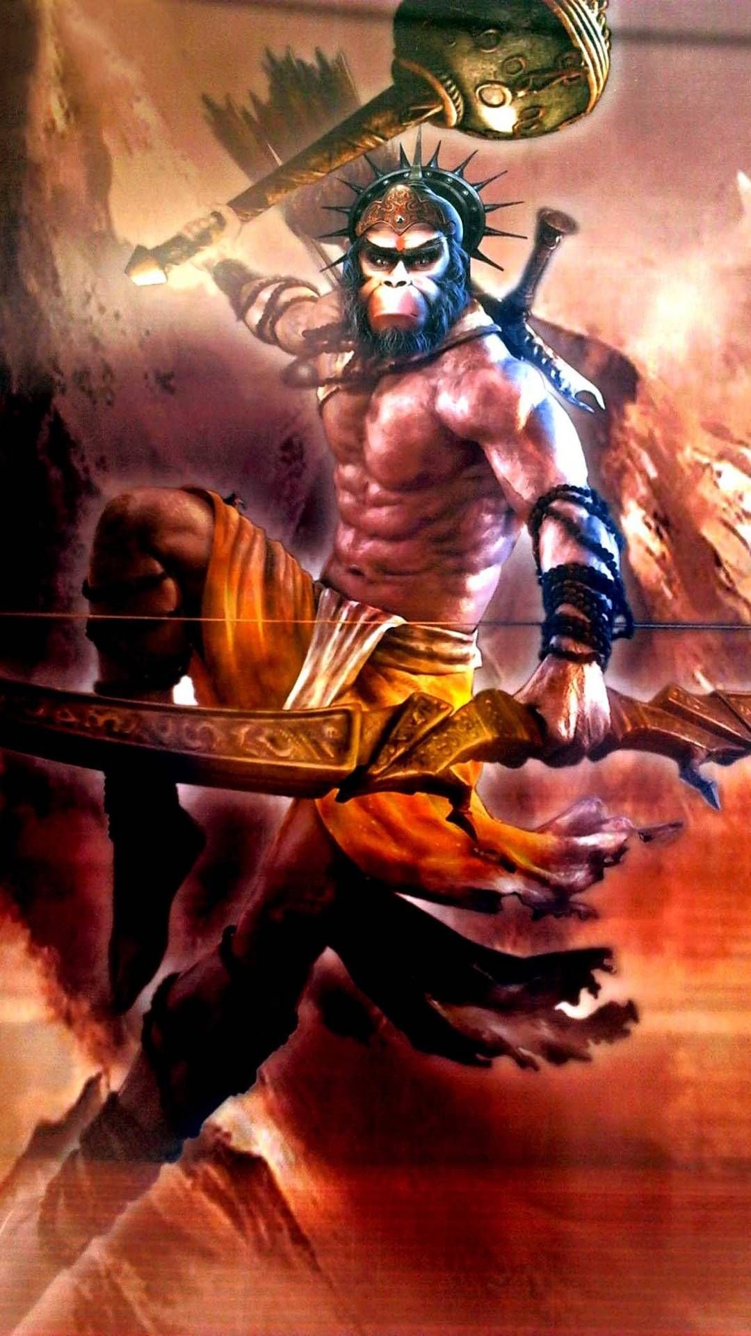 Angry Lord Bajrangbali