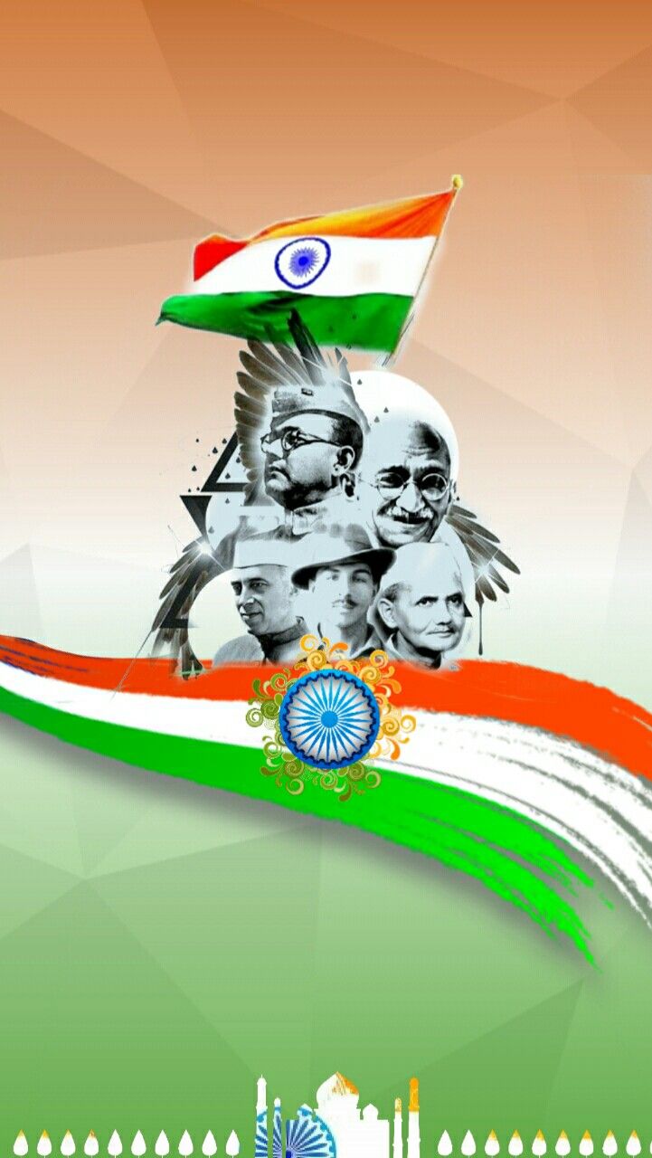 Freedom fighter - Flag of India