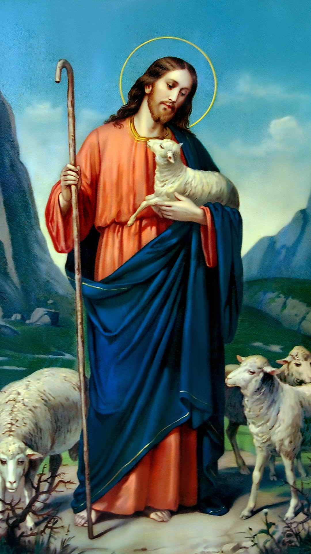 Jesus Christ With Sheperd