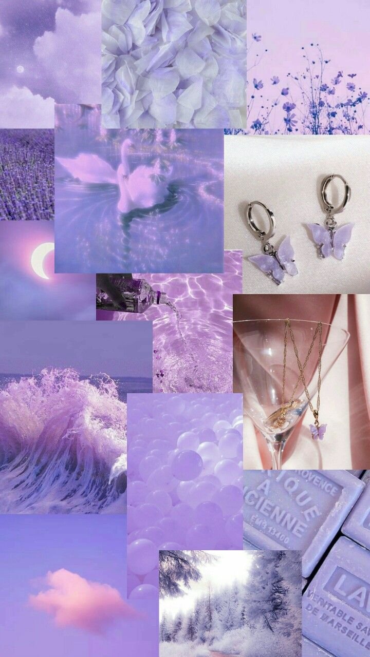 Lavender purple aesthetic wallpaper  Heart wallpaper Purple wallpaper  iphone Heart iphone wallpaper