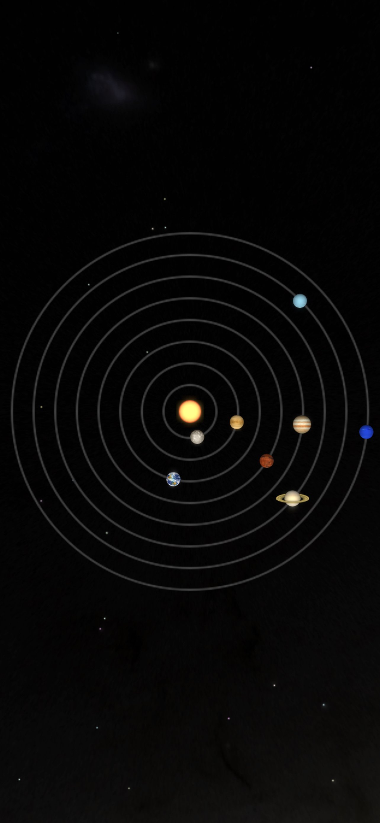 moving solar system wallpaper