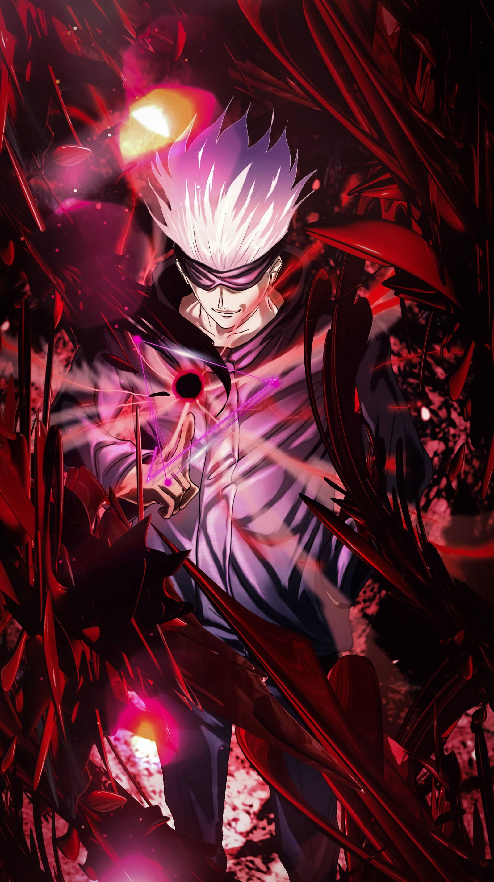 Jujutsu kaisen satoru gojo attack Wallpapers Download | MobCup