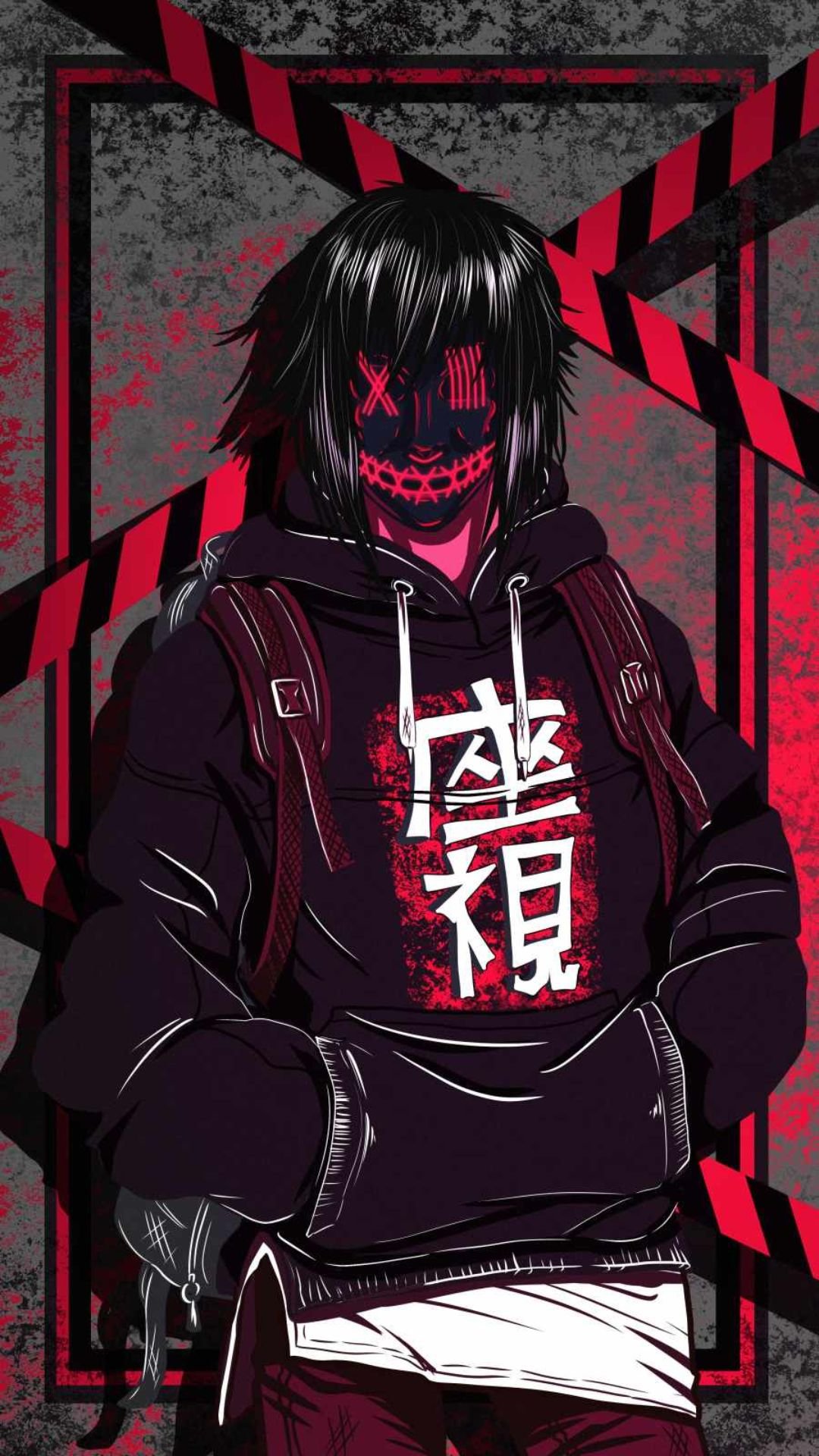 Anime boy with mask HD wallpapers  Pxfuel